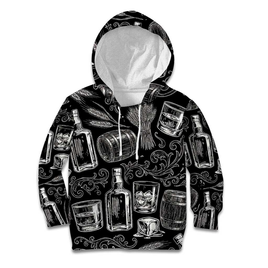 Whisky Neat Kid Hoodie Vintage Bold Statement Design