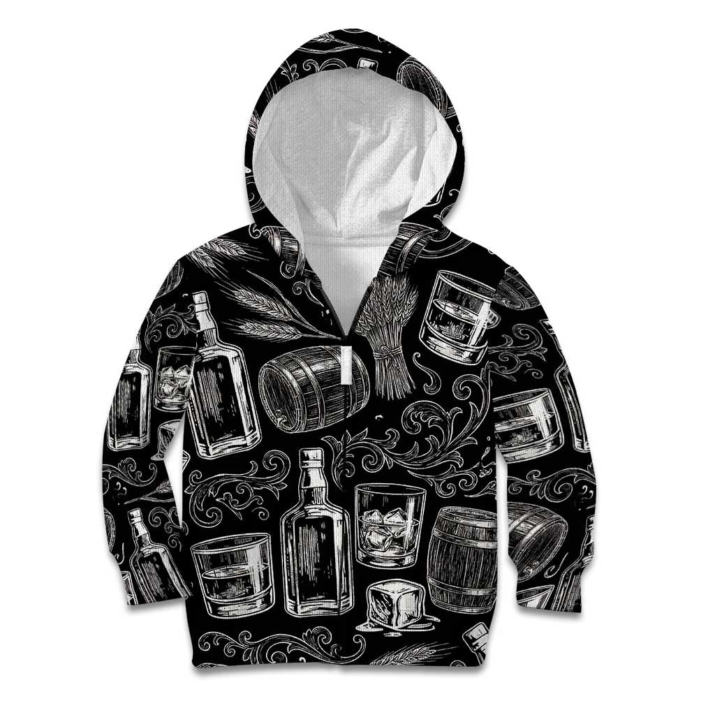Whisky Neat Kid Hoodie Vintage Bold Statement Design