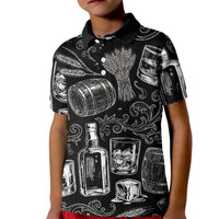 Whisky Neat Kid Polo Shirt Vintage Bold Statement Design