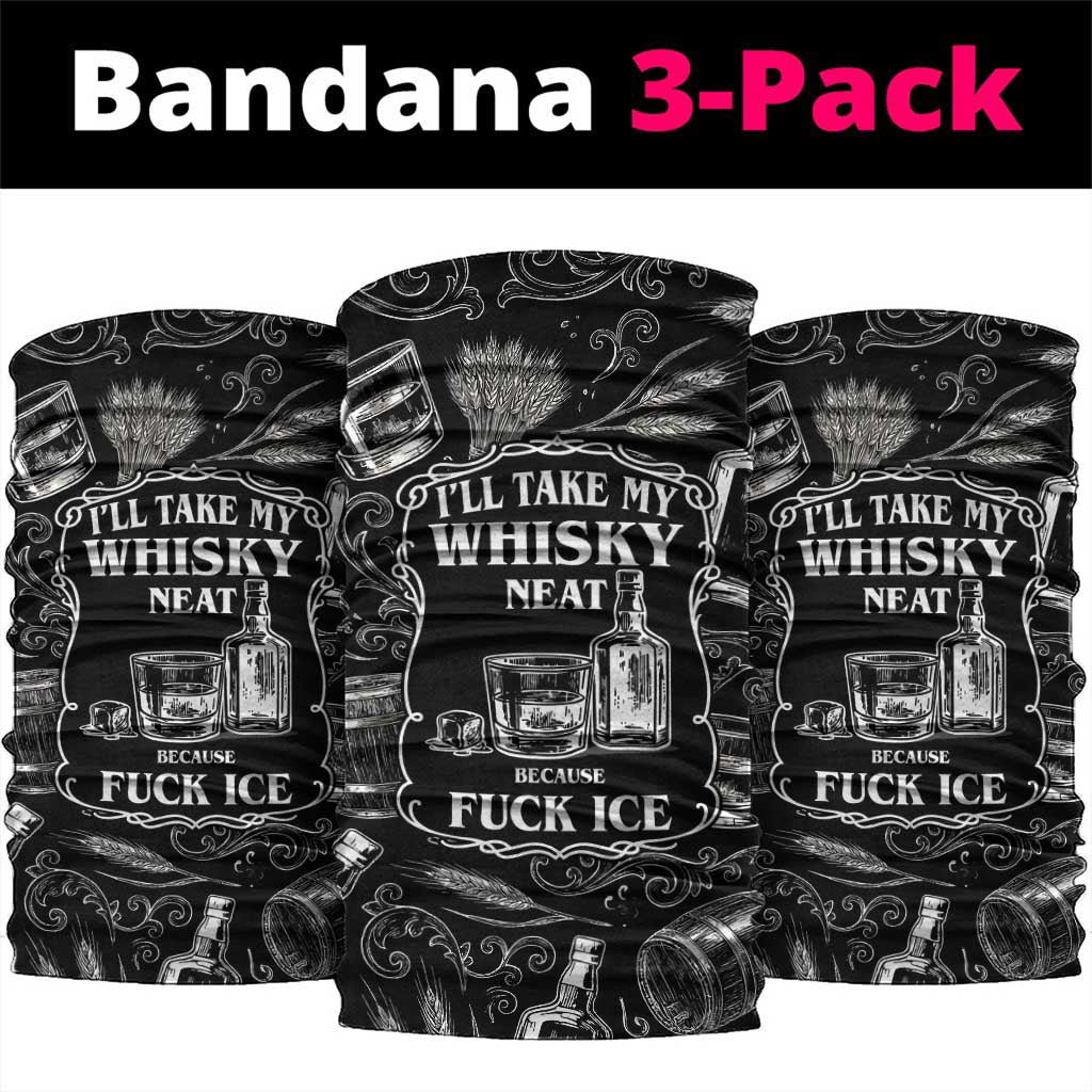 Whisky Neat Neck Gaiter Vintage Bold Statement Design