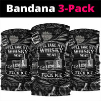 Whisky Neat Neck Gaiter Vintage Bold Statement Design