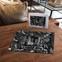 Whisky Neat Puzzle Vintage Bold Statement Design