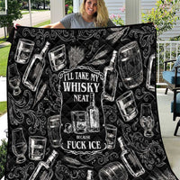 Whisky Neat Quilt Vintage Bold Statement Design