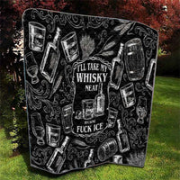 Whisky Neat Quilt Vintage Bold Statement Design