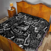 Whisky Neat Quilt Vintage Bold Statement Design