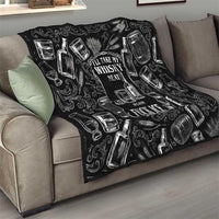 Whisky Neat Quilt Vintage Bold Statement Design