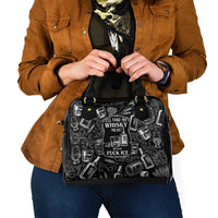 Whisky Neat Shoulder Handbag Vintage Bold Statement Design