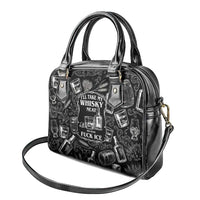 Whisky Neat Shoulder Handbag Vintage Bold Statement Design