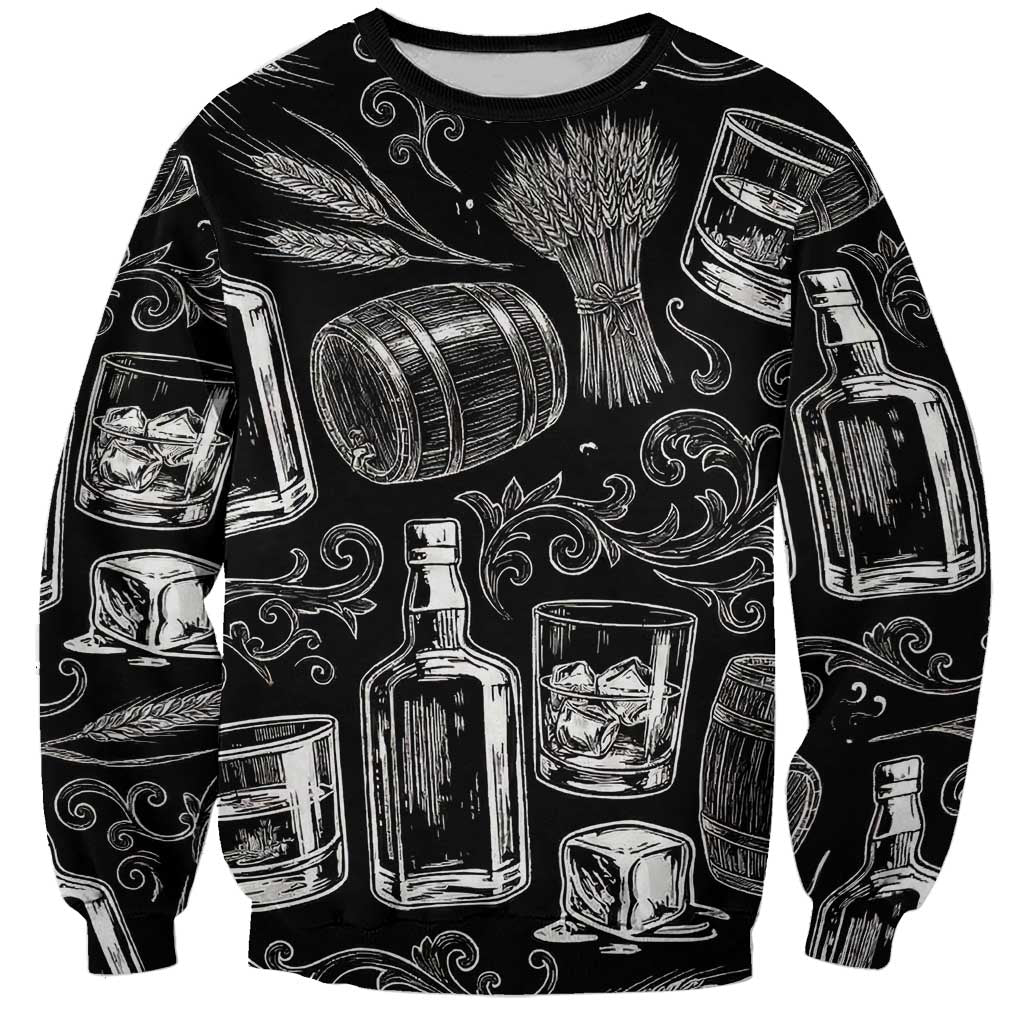 Whisky Neat Sweatshirt Vintage Bold Statement Design