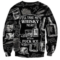 Whisky Neat Sweatshirt Vintage Bold Statement Design