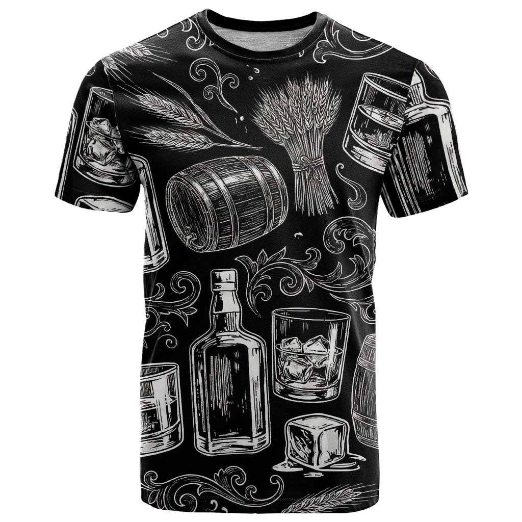 Whisky Neat T Shirt Vintage Bold Statement Design