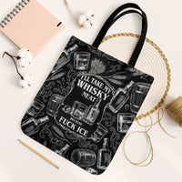 Whisky Neat Tote Bag Vintage Bold Statement Design
