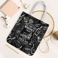 Whisky Neat Tote Bag Vintage Bold Statement Design