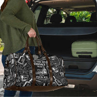 Whisky Neat Travel Bag Vintage Bold Statement Design