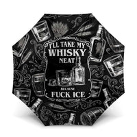 Whisky Neat Umbrella Vintage Bold Statement Design