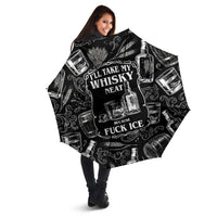 Whisky Neat Umbrella Vintage Bold Statement Design