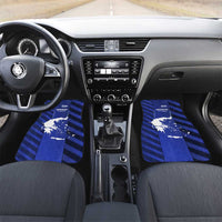 Greek Pride Car Mats with Ancient Sculpture and National Map Graphic