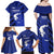 Greek Pride Family Matching Off Shoulder Maxi Dress and Hawaiian Shirt with Ancient Sculpture and National Map Graphic