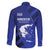 Greek Pride Family Matching Off Shoulder Short Dress and Hawaiian Shirt with Ancient Sculpture and National Map Graphic