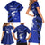 Greek Pride Family Matching Short Sleeve Bodycon Dress and Hawaiian Shirt with Ancient Sculpture and National Map Graphic