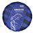 Greek Pride Spare Tire Cover with Ancient Sculpture and National Map Graphic