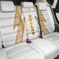 Hellas Athletic Back Car Seat Cover with Ancient Greek Shield Graphic and Numbered Back