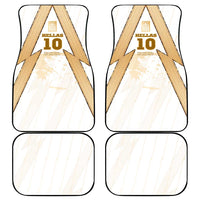 Hellas Athletic Car Mats with Ancient Greek Shield Graphic and Numbered Back