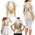 Hellas Athletic Family Matching Long Sleeve Bodycon Dress and Hawaiian Shirt with Ancient Greek Shield Graphic and Numbered Back