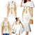 Hellas Athletic Family Matching Mermaid Dress and Hawaiian Shirt with Ancient Greek Shield Graphic and Numbered Back