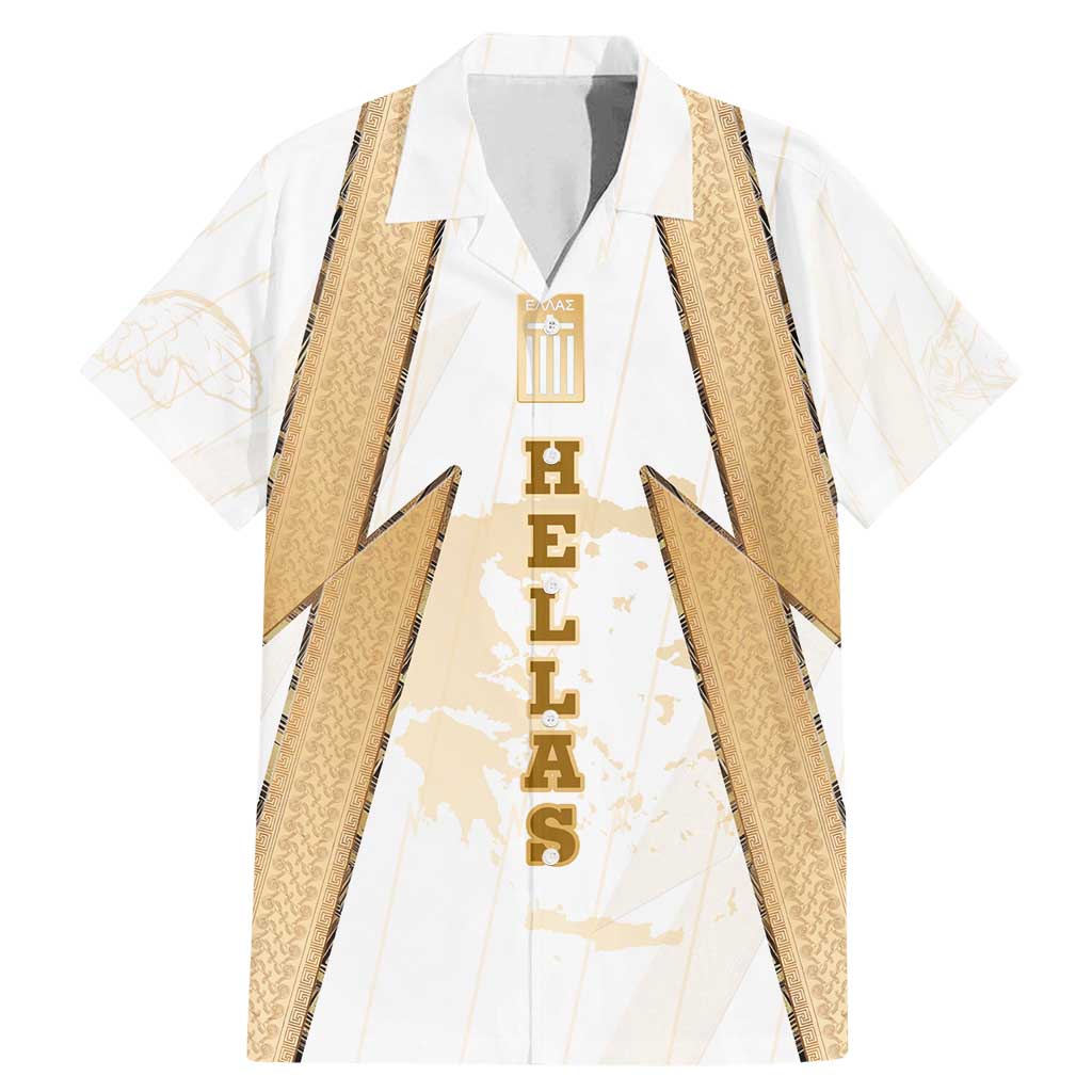Hellas Athletic Family Matching Mermaid Dress and Hawaiian Shirt with Ancient Greek Shield Graphic and Numbered Back