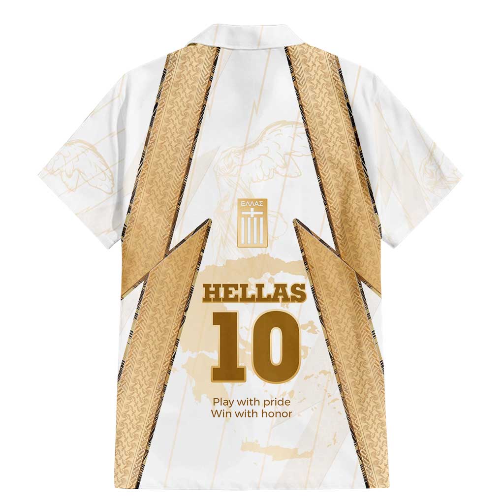 Hellas Athletic Family Matching Mermaid Dress and Hawaiian Shirt with Ancient Greek Shield Graphic and Numbered Back
