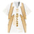 Hellas Athletic Family Matching Off The Shoulder Long Sleeve Dress and Hawaiian Shirt with Ancient Greek Shield Graphic and Numbered Back