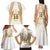Hellas Athletic Family Matching Tank Maxi Dress and Hawaiian Shirt with Ancient Greek Shield Graphic and Numbered Back