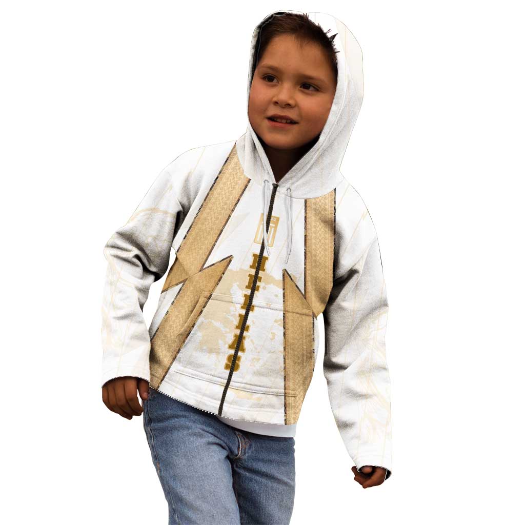 Hellas Athletic Kid Hoodie with Ancient Greek Shield Graphic and Numbered Back