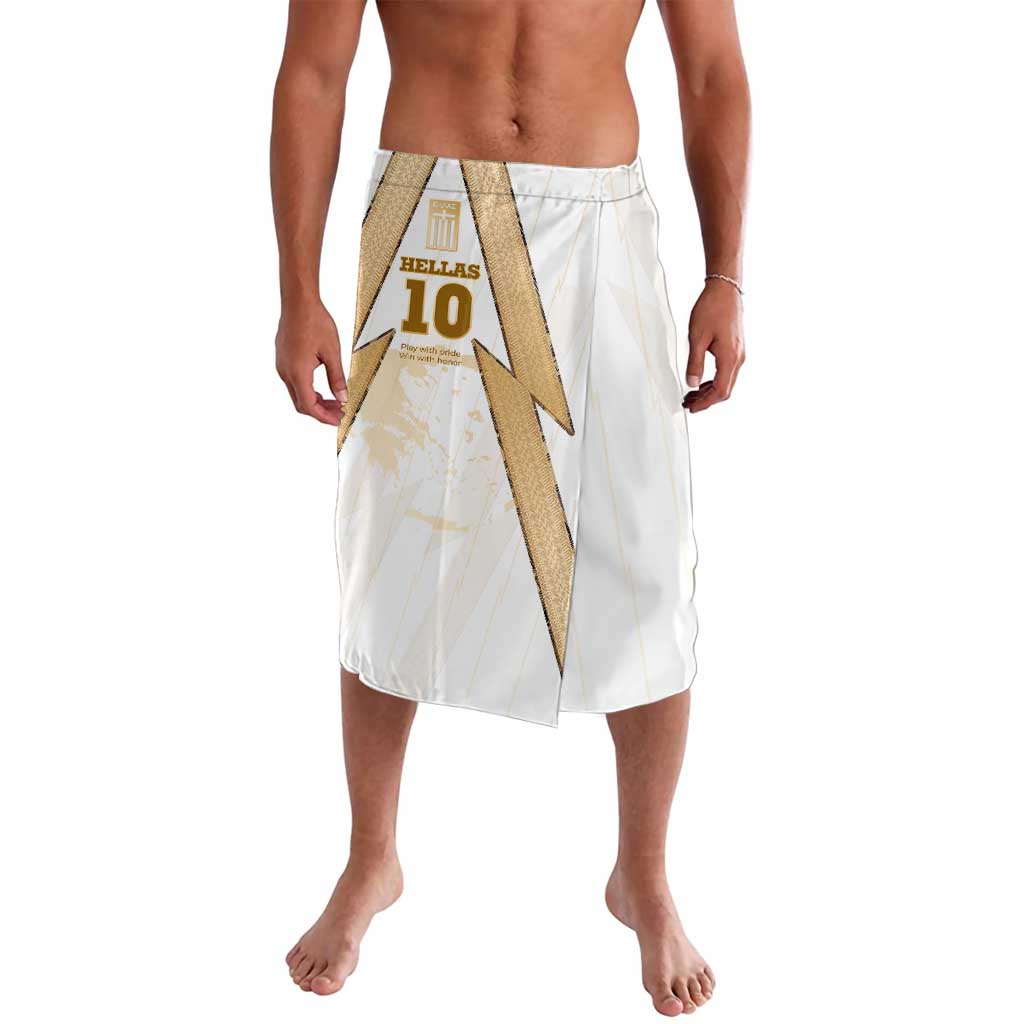 Hellas Athletic Lavalava with Ancient Greek Shield Graphic and Numbered Back
