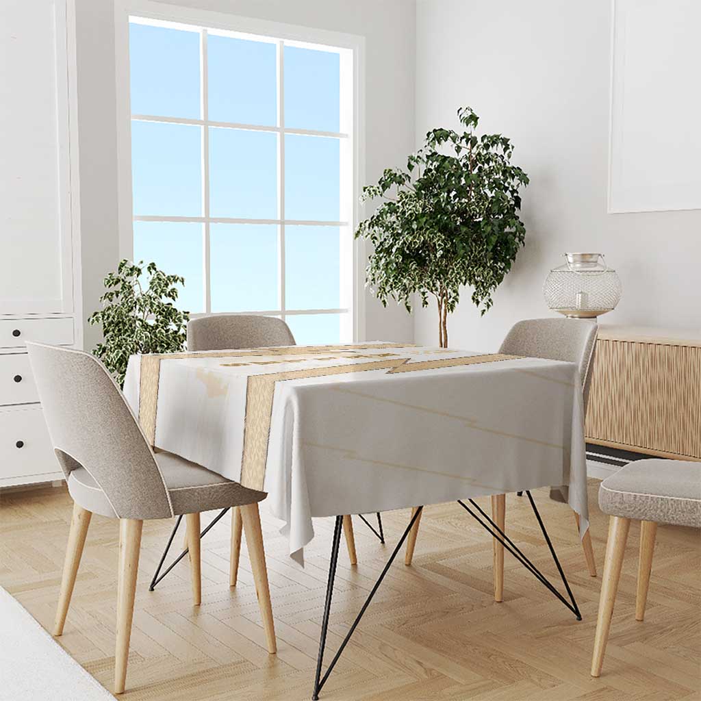 Hellas Athletic Tablecloth with Ancient Greek Shield Graphic and Numbered Back