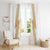 Hellas Athletic Window Curtain with Ancient Greek Shield Graphic and Numbered Back