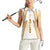 Hellas Athletic Women Sleeveless Polo Shirt with Ancient Greek Shield Graphic and Numbered Back