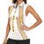 Hellas Athletic Women Sleeveless Polo Shirt with Ancient Greek Shield Graphic and Numbered Back