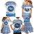 Greece Dolphin Family Matching Mermaid Dress and Hawaiian Shirt with Greek Key Pattern and Ocean Wave Design