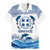 Greece Dolphin Family Matching Mermaid Dress and Hawaiian Shirt with Greek Key Pattern and Ocean Wave Design
