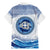 Greece Dolphin Family Matching Mermaid Dress and Hawaiian Shirt with Greek Key Pattern and Ocean Wave Design