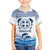 Greece Dolphin Family Matching Short Sleeve Bodycon Dress and Hawaiian Shirt with Greek Key Pattern and Ocean Wave Design