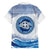 Greece Dolphin Family Matching Summer Maxi Dress and Hawaiian Shirt with Greek Key Pattern and Ocean Wave Design