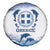 Greece Dolphin Spare Tire Cover with Greek Key Pattern and Ocean Wave Design