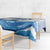 Greece Dolphin Tablecloth with Greek Key Pattern and Ocean Wave Design