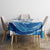 Greece Dolphin Tablecloth with Greek Key Pattern and Ocean Wave Design