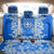 Greece Baroque Pattern Back Car Seat Cover with Greek Flag Crest and Country Map