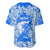 Greece Baroque Pattern Baseball Jersey with Greek Flag Crest and Country Map