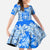 Greece Baroque Pattern Family Matching Off Shoulder Maxi Dress and Hawaiian Shirt with Greek Flag Crest and Country Map